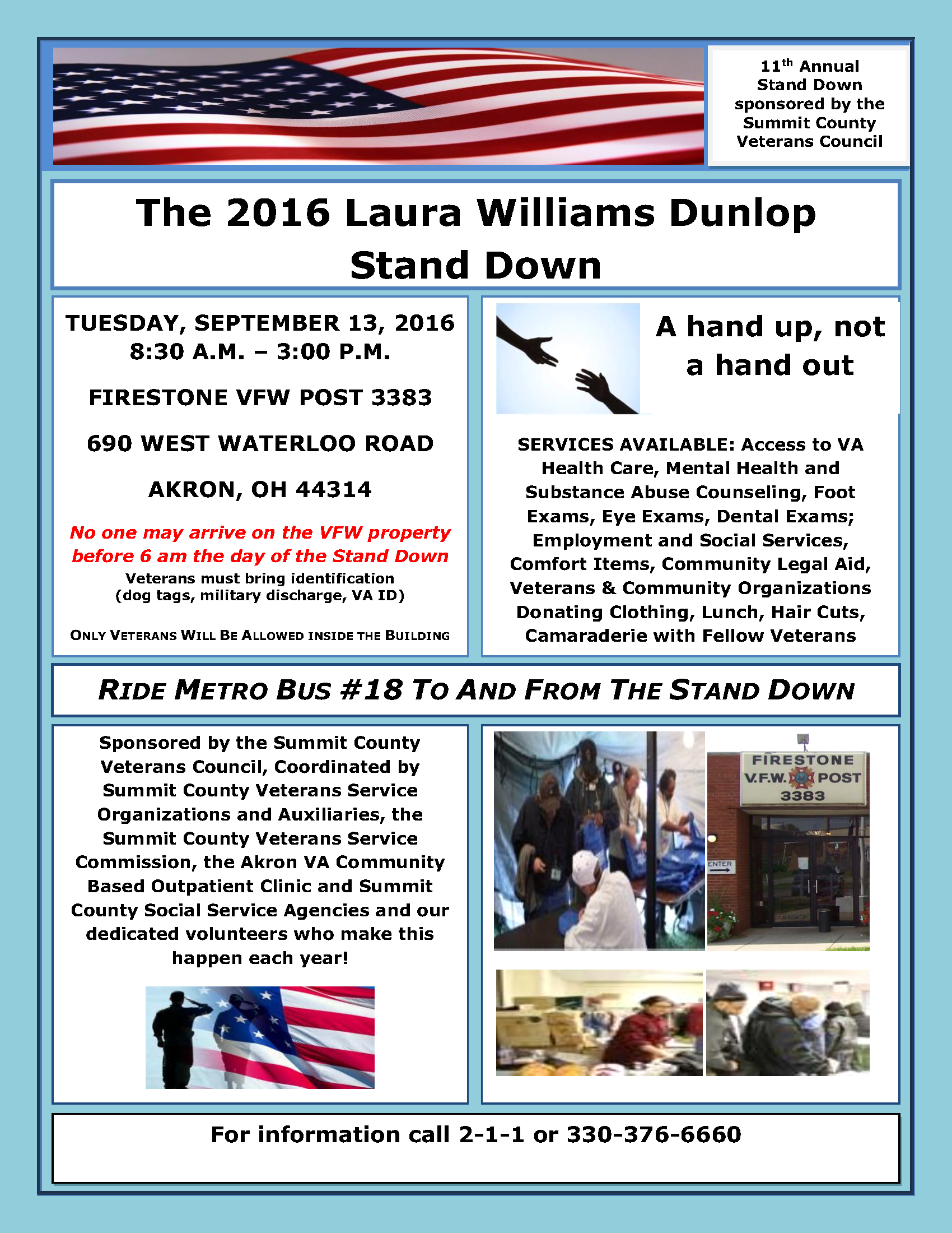 Summit County Stand Down Official Flyer