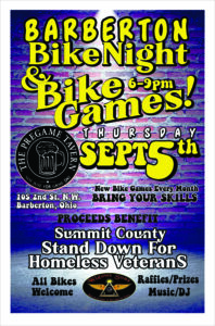 Barberton Bike Night & Bike Games from 6-9PM